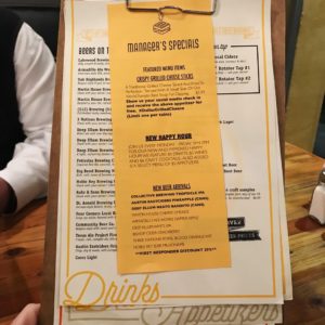 Well-Crafted Menu