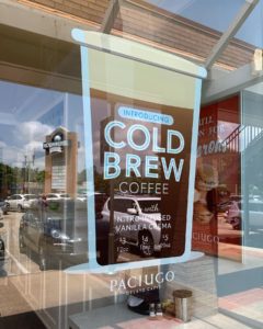 Cold Brew Window Cling