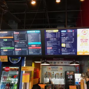 Huge Digital Menu Boards