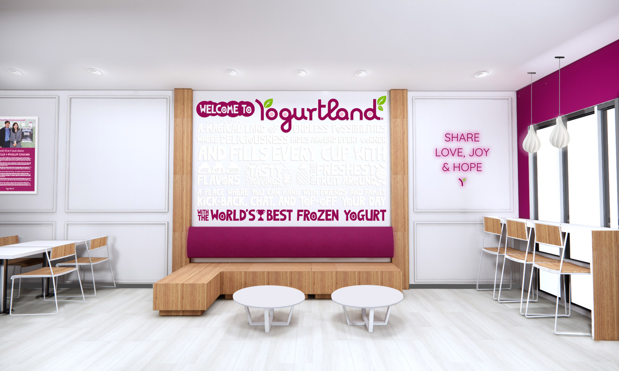 Yogurtland new store design