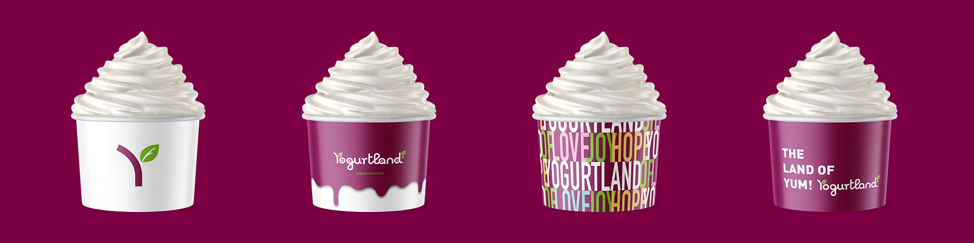 Yogurtland cup designs