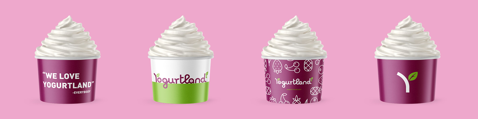 Yogurtland cup designs