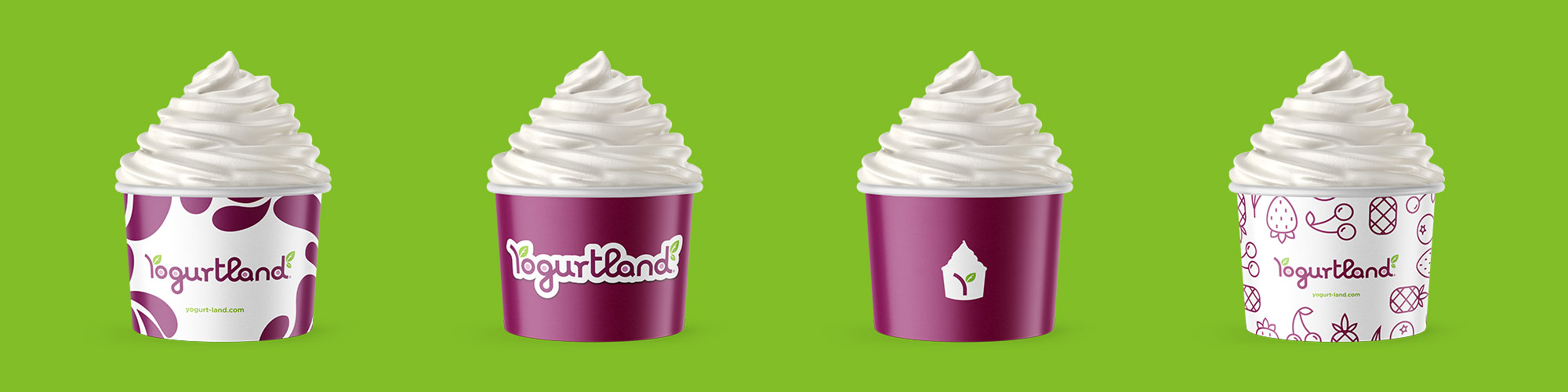 Yogurtland cup designs