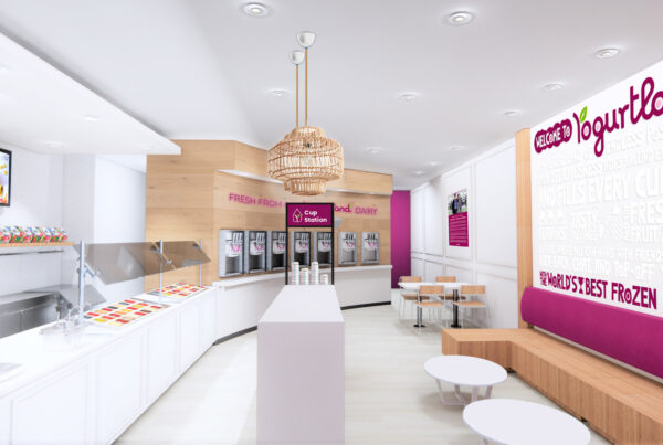 Yogurtland new store design