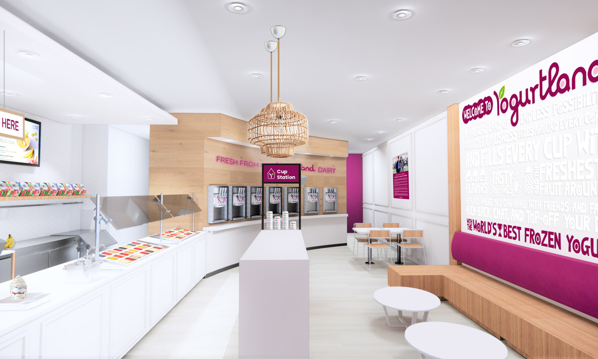 Yogurtland new store design